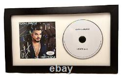 Adam Lambert Signed High Drama CD AUTOGRAPHED JSA Framed Display Queen Lead Sing