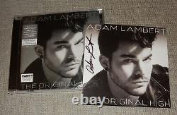 Adam Lambert The Original High Aussie Signed Autographed Double-Sided Card & CD