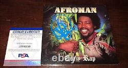Afroman Crazy Rap Colt 45 Because I Got High Signed Autographed CD Cover PSA