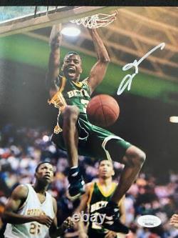 Allen Iverson Vs Kobe Autographed Bethel High School 8x10 Photo Must See