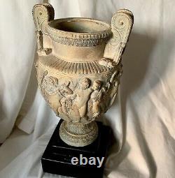 Alva Museum Replica Townley Vase Urn Sculpture Signed 1980 14 High Heavy