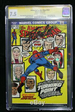 Amazing Spider-Man #121 CGC 7.5 STAN LEE SIGNED! (Marvel) HIGH RES SCANS