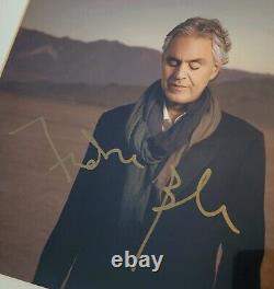 Andrea Bocelli Signed 10x13 Ultra High Resolution Portrait Beckett Authenticated