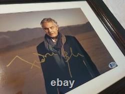 Andrea Bocelli Signed 10x13 Ultra High Resolution Portrait Beckett Authenticated