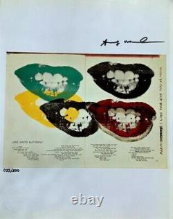 Andy Warhol Original Hand Signed Print with COA- High Resale Value