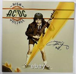 Angus Young signed AC/DC High Voltage Album lp autographed beckett loa