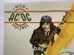 Angus Young signed AC/DC High Voltage Album lp autographed beckett loa