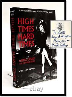 Anita O'Day SIGNED / High Times Hard Times / 1997 Updated Discography Jazz Fine