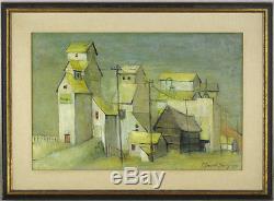 Anne Meredith Barry (1931-2003) Canadian Listed Mixed Media High River Alberta