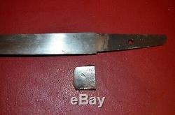 Antique Japanese High Grade Tanto Silver Fittings Blade Signed, With Kozuka