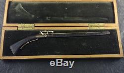 Antique Moving Signed Miniature High Detailed Gun Musket Rifle Scale Handmade