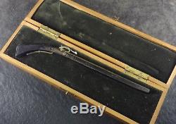 Antique Moving Signed Miniature High Detailed Gun Musket Rifle Scale Handmade