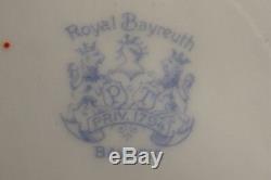 Antique Royal Bayreuth Devil & Cards Water Pitcher 71/4High Signed Blue Mark