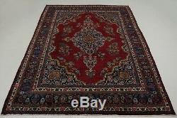Antique Traditional Signed 10X13'5 Hand Knotted Oriental Living Dining Area Rug