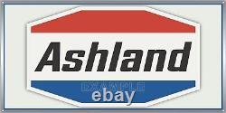 Ashland Gasoline Gas Station Pump Vintage Old Sign Remake Aluminum Size Options