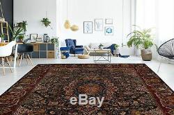 Astonishing Pictorial Signed Kashmar Oriental Wool Rug Area Carpet 10X13