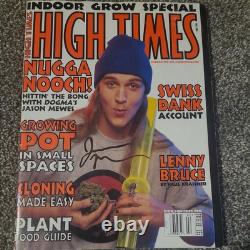 Autograped High Times Magazine Feb. 2000 Jason Mewes Signed Jay & Silent Bob
