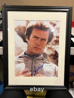 Autographed Clint Eastwood Signed 11x14 Photo Framed PSA/DNA Hang Em' High Movie