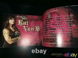 Autographed Hardcover Signed Kat Von D High Voltage Tattoo and Miami Ink Book