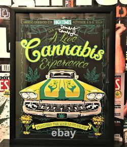 Autographed High Times Cannabis Cup 2016 San Bernardino Poster Number 46 of 150