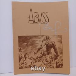 BERNI WRIGHTSON SIGNED Autographed ABYSS November 1970 NUMBER ONE #1 HIGH GRADE