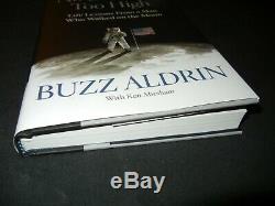 BUZZ ALDRIN Signed Autograph NO DREAM IS TOO HIGH Book MOON WALKER with PROOF