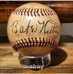 Babe Ruth Autographed Baseball Beautiful High Quality Replica