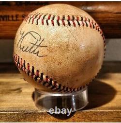 Babe Ruth Autographed Baseball Beautiful High Quality Replica