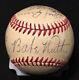Babe Ruth Signed Baseball Sweet Spot JSA Large Bold High Grade New York Yankees