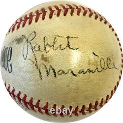 Babe Ruth Signed Baseball Sweet Spot PSA Large Bold High Grade New York Yankees