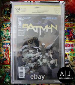 Batman New 52 #1 CBCS 9.4 SIGNED by Scott Snyder (DC) HIGH RES SCANS