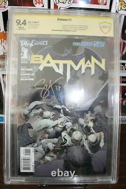 Batman New 52 #1 CBCS 9.4 SIGNED by Scott Snyder (DC) HIGH RES SCANS