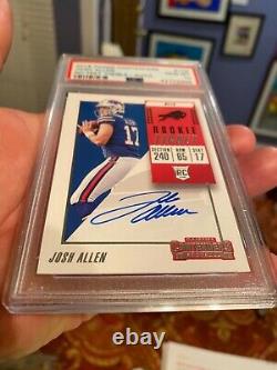 Beautiful Psa 10 Full Auto Josh Allen Panini Contenders High-end Rookie 2018