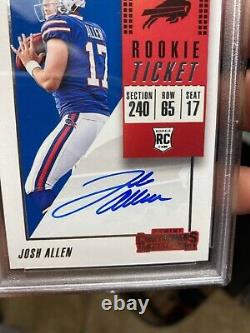 Beautiful Psa 10 Full Auto Josh Allen Panini Contenders High-end Rookie 2018