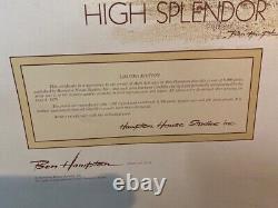 Ben Hampton HIGH SPLENDOR Signed Print 1979 Series VI
