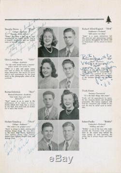 Bill EVANS (Jazz) Signed High School Yearbook