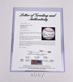 Billy Martin Signed Baseball Psa 7.5 RARE high Grade LOA AUTO AUTOGRAPH