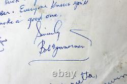 Bob Dylan Authentic Signed 1959 Hibbing High School Yearbook BAS #A71941