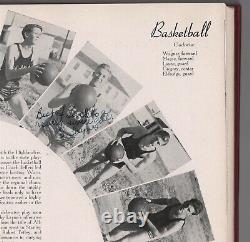 Bobby Layne Signed Autographed 1943 Highland Park High School Yearbook BAS