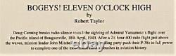 Bogeys 11 O'clock High by Robert Taylor signed by 8 Yamamoto Mission P-38 Pilots