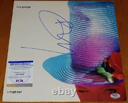 Boy George Signed High Hat Vinyl Lp Psa/dna #al59462 Culture Club Rare