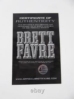Brett Favre Signed Autographed 8x10 Photo Hancock High School Hawks Player COA