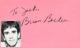 Brian Backer Signed Auto 3x5 Index Card Fast Times at Ridgemont High