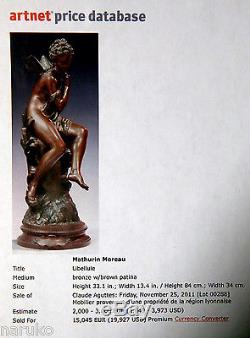 Bronze Signed Mathurin Moreau Libellule 33 High Sold At Auction For 20k