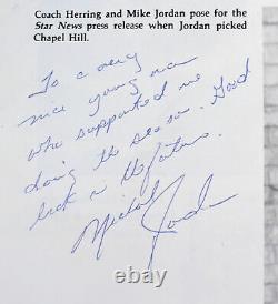 Bulls Michael Jordan Authentic Signed 1981 Laney High School Yearbook JSA