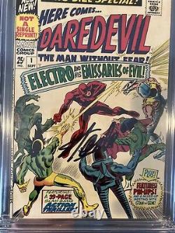 CGC SS Daredevil annual 1. From 1967. Signed By Stan Lee! High Grade 9.0. Rare