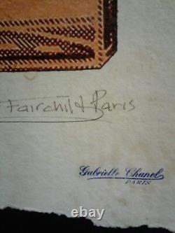 CHANEL No5, Limited Edition Print 22'x 15'x Hand Signed By Fairchild Paris