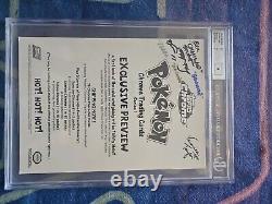 CHARIZARD 2000 Topps Chrome Promo Sheet SQUIRTLE RAICHU + 6 MORE! Autographs