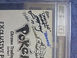 CHARIZARD 2000 Topps Chrome Promo Sheet SQUIRTLE RAICHU + 6 MORE! Autographs