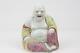 Chinese Porcelain Buddha Famille Rose. Hand Painted. Marked To Base. 20 Cms High